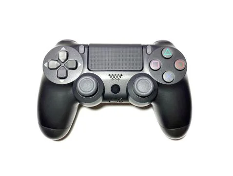 Joystick for game console isolated on white background. The concept of leisur Stock Photos