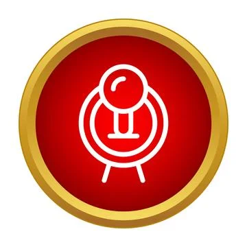 Joystick game controller icon for gaming and arcade Stock Illustration