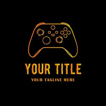 Joystick Game Logo Stock Illustration