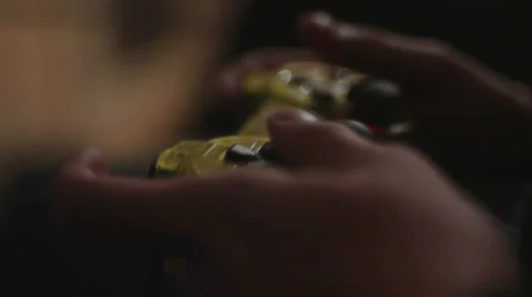 Joystick game in slow motion 스톡 동영상 50994911