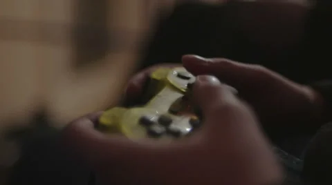 Joystick game in slow motion 스톡 동영상 51006656