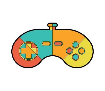 Joystick isolated. Gamepad Game controller Vector illustration. Stock Illustration