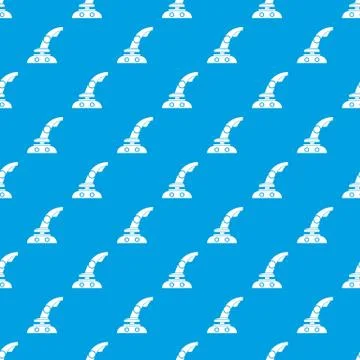Joystick pattern seamless blue Illustrazione stock