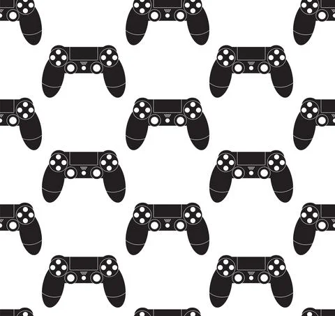 Joystick Seamless Stock Illustration