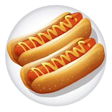 JPEG Hot dog Stock Illustration