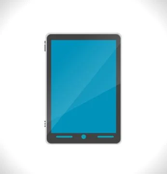 JPEG illustration of Template PC. Tablet black style Stock Illustration