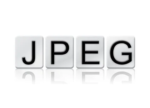 Jpeg Isolated Tiled Letters Concept and Theme Stockillustratie