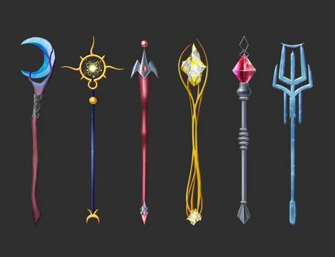 JPEG staffs Stock Illustration