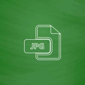 JPG computer symbol イラスト素材