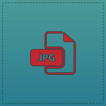 JPG computer symbol 스톡 일러스트
