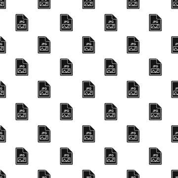 JPG file pattern, simple style Stock-Illustration