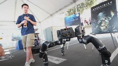 JPL Open House RoboSimian Stock Footage 54637828