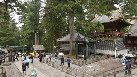 JPN2000350: Toshogu Shrine in Nikko Stock Footage