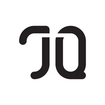 Jq initial letter vector logo icon Stock Illustration