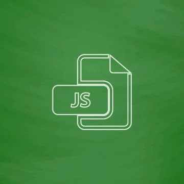 JS computer symbol 스톡 일러스트