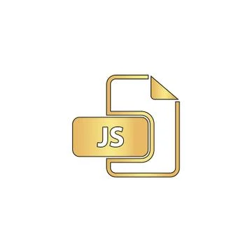 JS computer symbol Illustrazione stock
