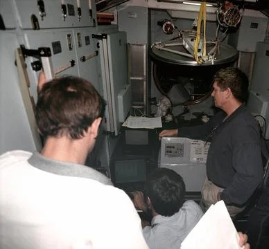 JSC2000-E-18628 (June 2000) --- The three crew members for ISS Expedition ... Foto stock