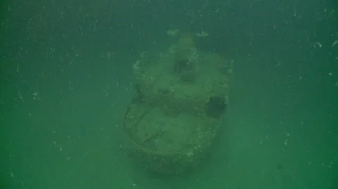 J.T shipwreck stern 動画素材 12537729