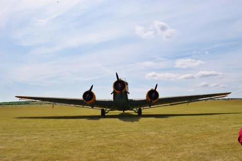 Ju-52 Head On Stockfoto's