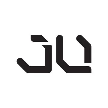 Ju initial letter vector logo icon Stock-Illustration