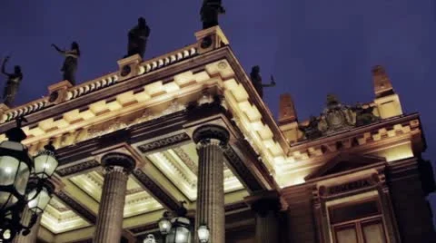 Juarez Theatre 3 Stock Footage 10755028