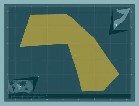 Jubbada Dhexe, Somalia. Solid color shape Stock Illustration