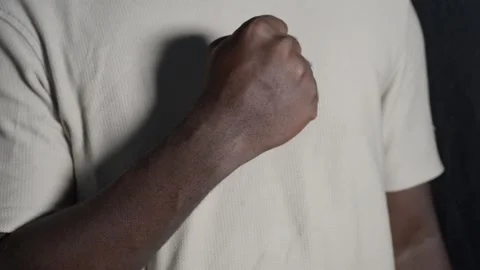 Jubilating fist Stock Footage 277435954