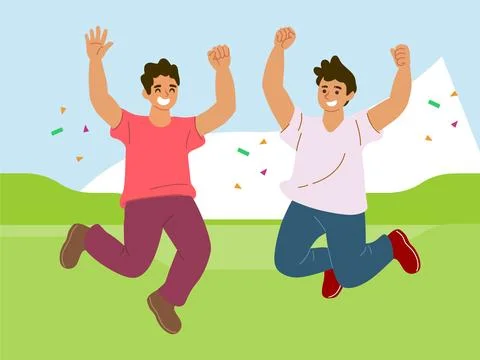 Jubilation Concept Illustration Stock Illustration
