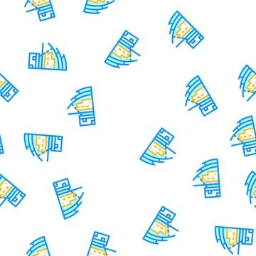 Jubilee church vector seamless pattern color Stockillustratie
