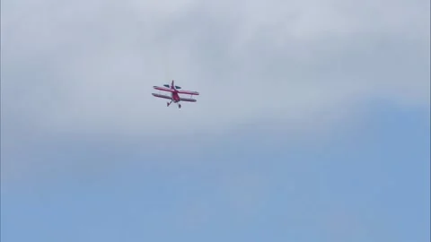 Jubilee Pitts S1-E Aerobatic Display, Airshow, England Stock Footage 279074181