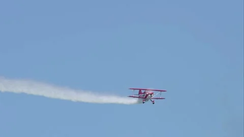 Jubilee Pitts S1-E Aerobatic Display, Airshow, England Stock Footage 279074198