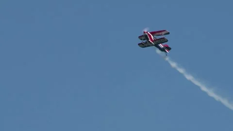 Jubilee Pitts S1-E Aerobatic Display, Airshow, England 스톡 동영상 279074299