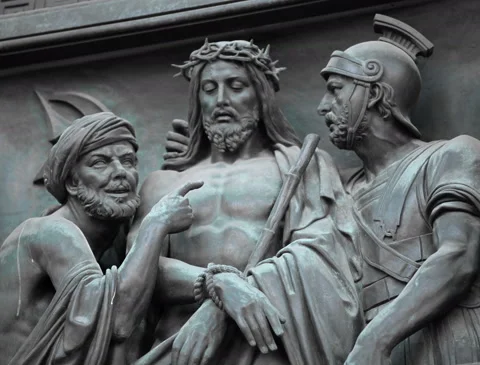 Judas betrays Jesus Stock Footage 151606320