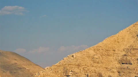 Judean desert panoramic view Video stock 29400659