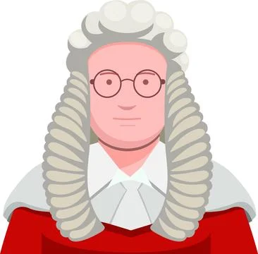 Judge character Stock Illustration