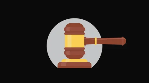 Judge Gavel Animation Stock Footage 337431783