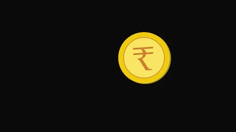 Judge Gavel Cracking Indian Rupee Symbol Animation Stock Footage 337735261