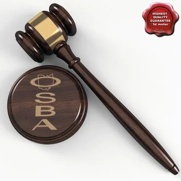 Judge Hammer 3D Model