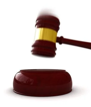 Judge hammer Stock Illustration