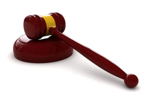 Judge hammer Stock Illustration