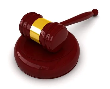 Judge hammer Stock Illustration