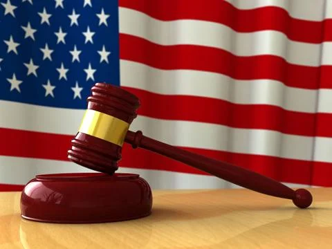 Judge hammer Stock Illustration