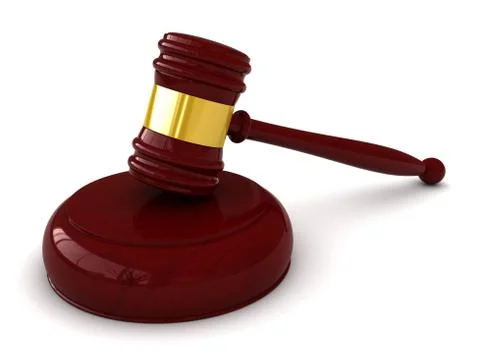 Judge hammer Stock Illustration