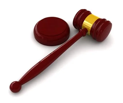 Judge hammer Stock Illustration