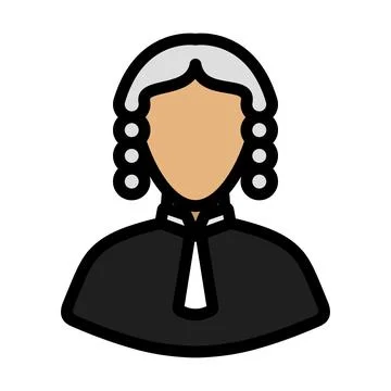 Judge Icon Stock Illustration
