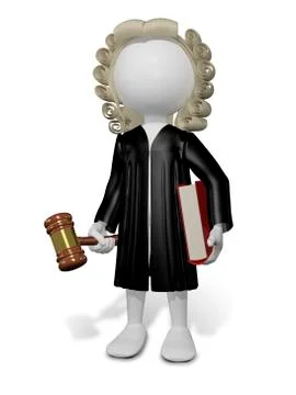 Judge Stock Illustration