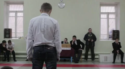 Judge in judo Stock-Footage 47550965