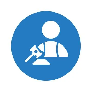 Judgement Icon. Stock Illustration