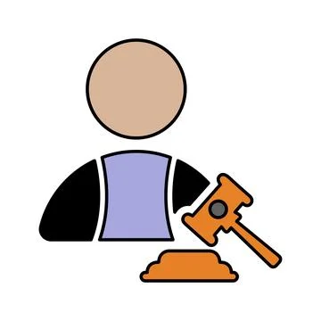 Judgement Icon. Stock Photos