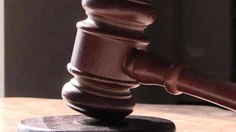 Judge's Gavel Video stock 52401766